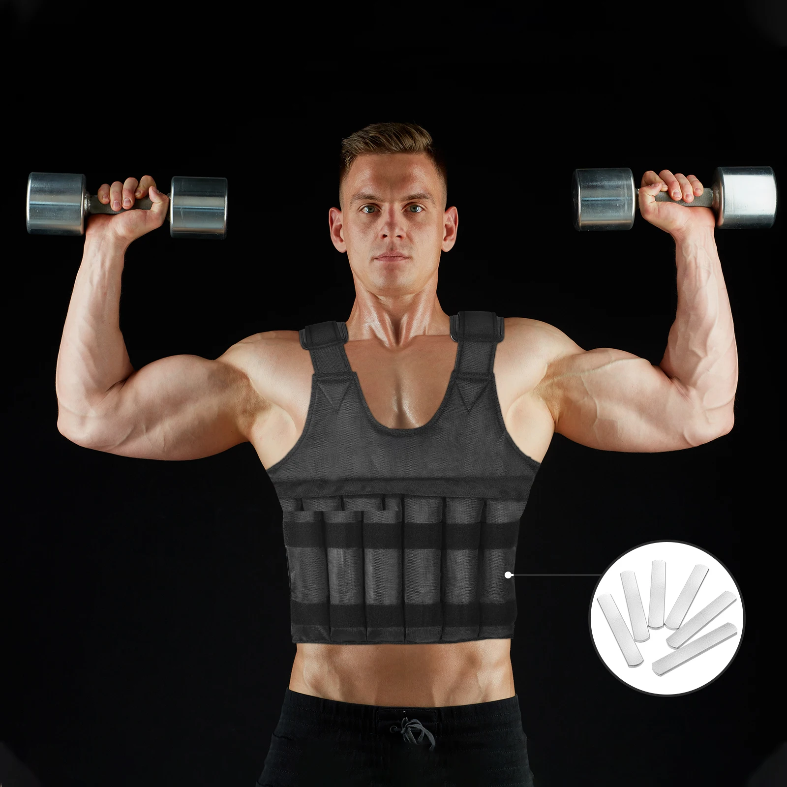 6pcs Weighted Steel Plates Durable Electroplating Treatment Adjustable Weights Fitness Accessories Running Jogging Gym Workout
6pcs Weighted Steel Plates Durable Electroplating Treatment Adjustable Weights Fitness Accessories Running Jogging Gym Workout
