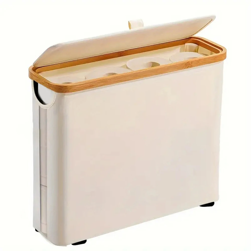 Toilet Paper Basket in Elegant Design for Bathroom Use Oxford Cloth Construction Holds 12 Rolls Keeps Rolls Clean and Accessible
Toilet Paper Basket in Elegant Design for Bathroom Use Oxford Cloth Construction Holds 12 Rolls Keeps Rolls Clean and Accessible