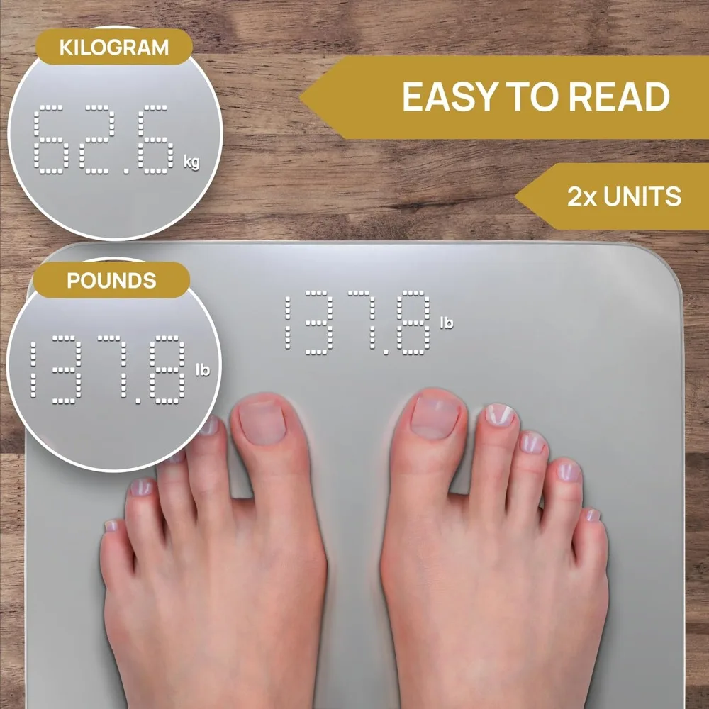 US Shipping Highly Accurate Digital Bathroom Scale Body Weight Scale with LCD Display 400 lbs Capacity
US Shipping Highly Accurate Digital Bathroom Scale Body Weight Scale with LCD Display 400 lbs Capacity