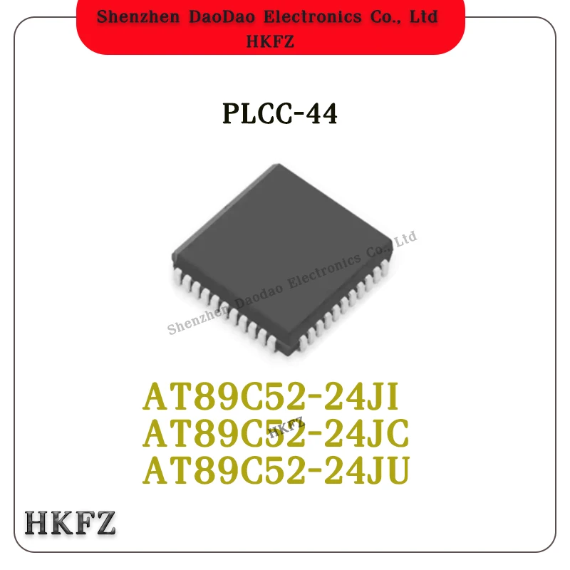 AT89C52-24JI AT89C52-24JC AT89C52-24JU PLCC-44 Microcontroller chip IC new original
AT89C52-24JI AT89C52-24JC AT89C52-24JU PLCC-44 Microcontroller chip IC new original