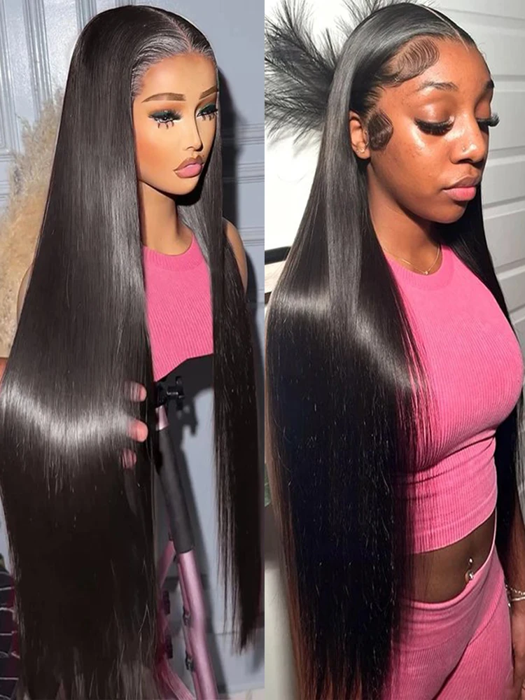 40 46 Inch 13x6 HD Transparent Bone Straight Lace Frontal Wigs 300% Density 13x4 Lace Front Human Hair Wigs For Women Preplucked
40 46 Inch 13x6 HD Transparent Bone Straight Lace Frontal Wigs 300% Density 13x4 Lace Front Human Hair Wigs For Women Preplucked