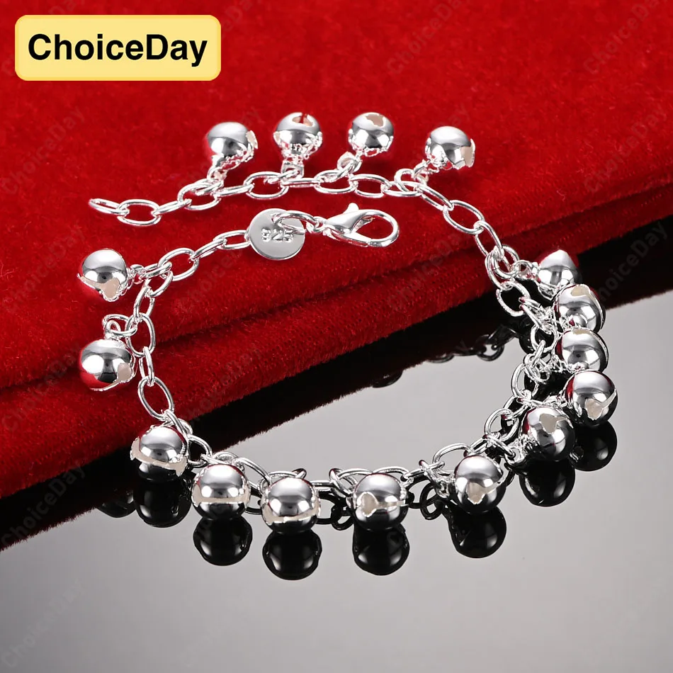 ChoiceDay 925 Sterling Silver 8 Inch 20cm Delicate Round Bead Bracelet Women Gift Accessories Jewelry Party
ChoiceDay 925 Sterling Silver 8 Inch 20cm Delicate Round Bead Bracelet Women Gift Accessories Jewelry Party