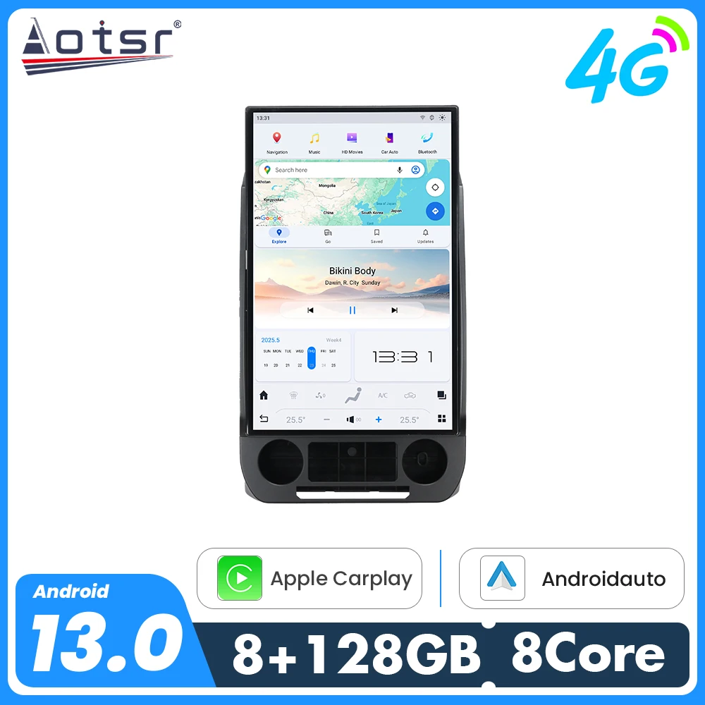 17.2 "Android 13 For Ford F150 S32015-2020, GPS Navigation Carplay Car Radio Touch Screen Qualcomm 4G WIFI Vertical Screen
17.2 "Android 13 For Ford F150 S32015-2020, GPS Navigation Carplay Car Radio Touch Screen Qualcomm 4G WIFI Vertical Screen