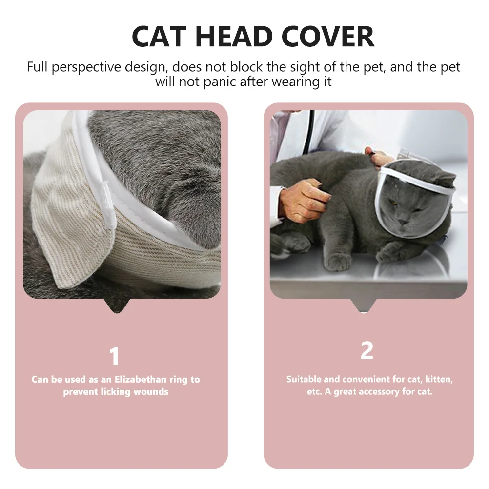 Cat Eye Cover Transparent Cat Muzzle Lightweight Pet Mouth Protector For Kitten Anti Bite Safety Cover Pet Accessories
Cat Eye Cover Transparent Cat Muzzle Lightweight Pet Mouth Protector For Kitten Anti Bite Safety Cover Pet Accessories