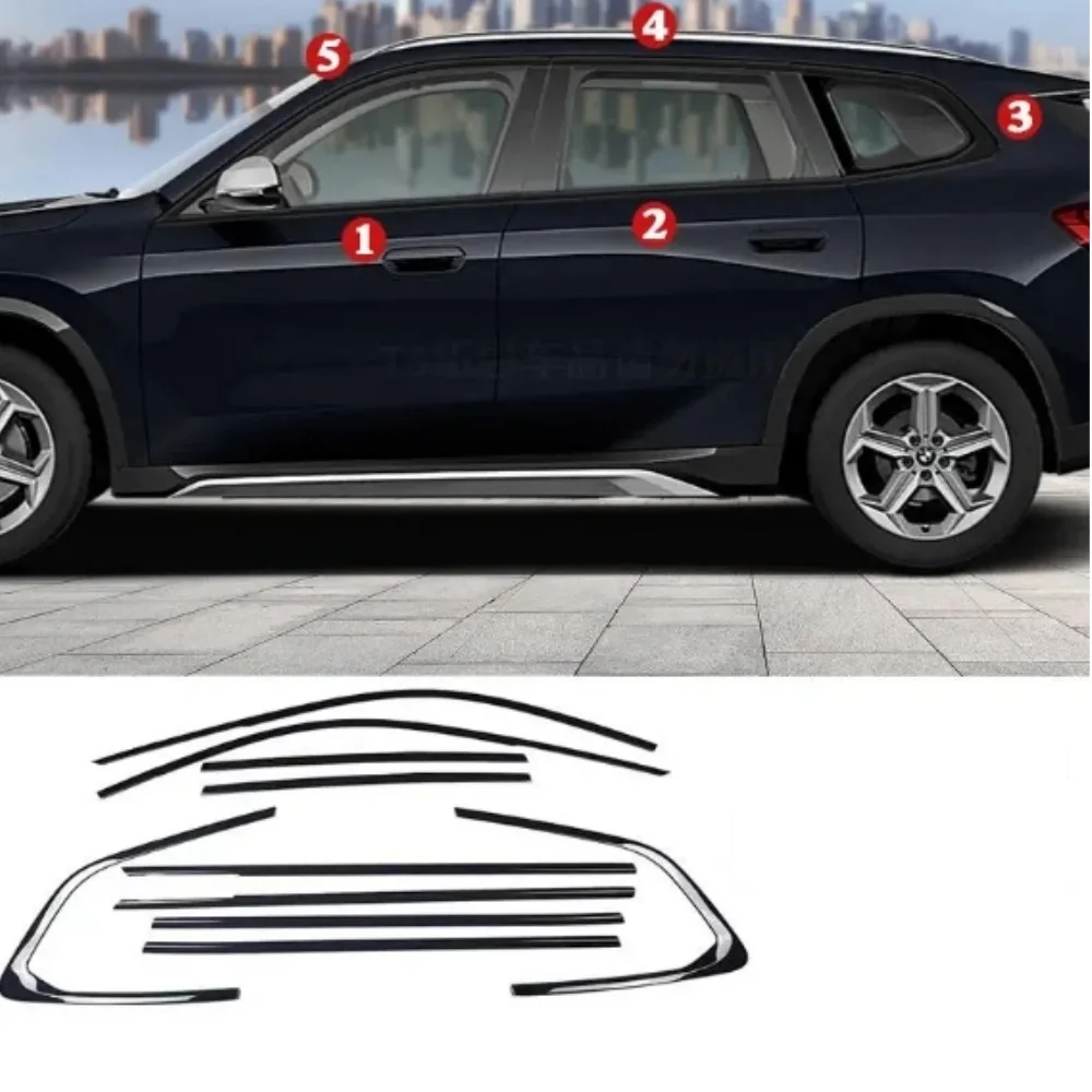 Ярко-черная накладка на окно из нержавеющей стали для BMW X1 IX1 2016-2023
Ярко-черная накладка на окно из нержавеющей стали для BMW X1 IX1 2016-2023