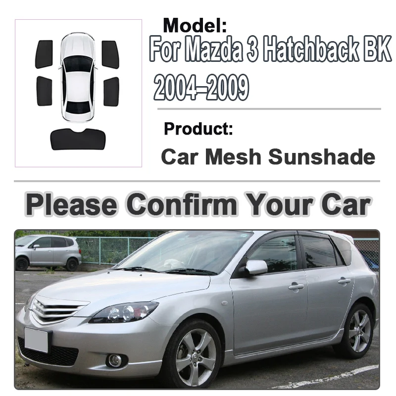 Сетчатые солнцезащитные шторки для автомобиля Mazda 3 Hatchback (BK) 2004–2009: аксессуары, защита от УФ-излучения, теплоизоляция, сетка от солнца, светозащитный экран, инструменты для установки
Сетчатые солнцезащитные шторки для автомобиля Mazda 3 Hatchback (BK) 2004–2009: аксессуары, защита от УФ-излучения, теплоизоляция, сетка от солнца, светозащитный экран, инструменты для установки