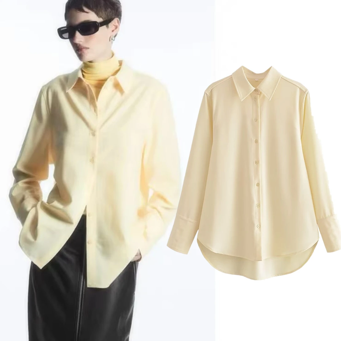 Dave&Di British Fashion Women's Autumn Long Sleeve Shirt Boyfriend Loose Lazy Style Shirt Blouse Women Tops
Dave&Di British Fashion Women's Autumn Long Sleeve Shirt Boyfriend Loose Lazy Style Shirt Blouse Women Tops