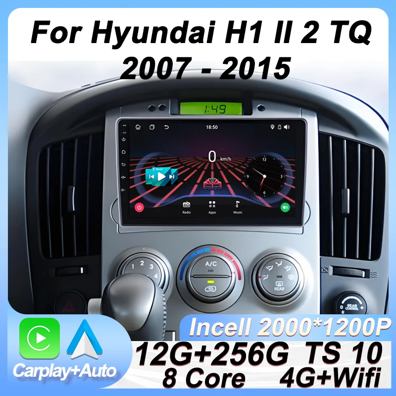 Car Radio Player Android For Hyundai H1 II 2 TQ 2007 - 2015 Automotive Multimedia GPS Navigation BT 8 Core Touch Screen 5G Wifi
Car Radio Player Android For Hyundai H1 II 2 TQ 2007 - 2015 Automotive Multimedia GPS Navigation BT 8 Core Touch Screen 5G Wifi