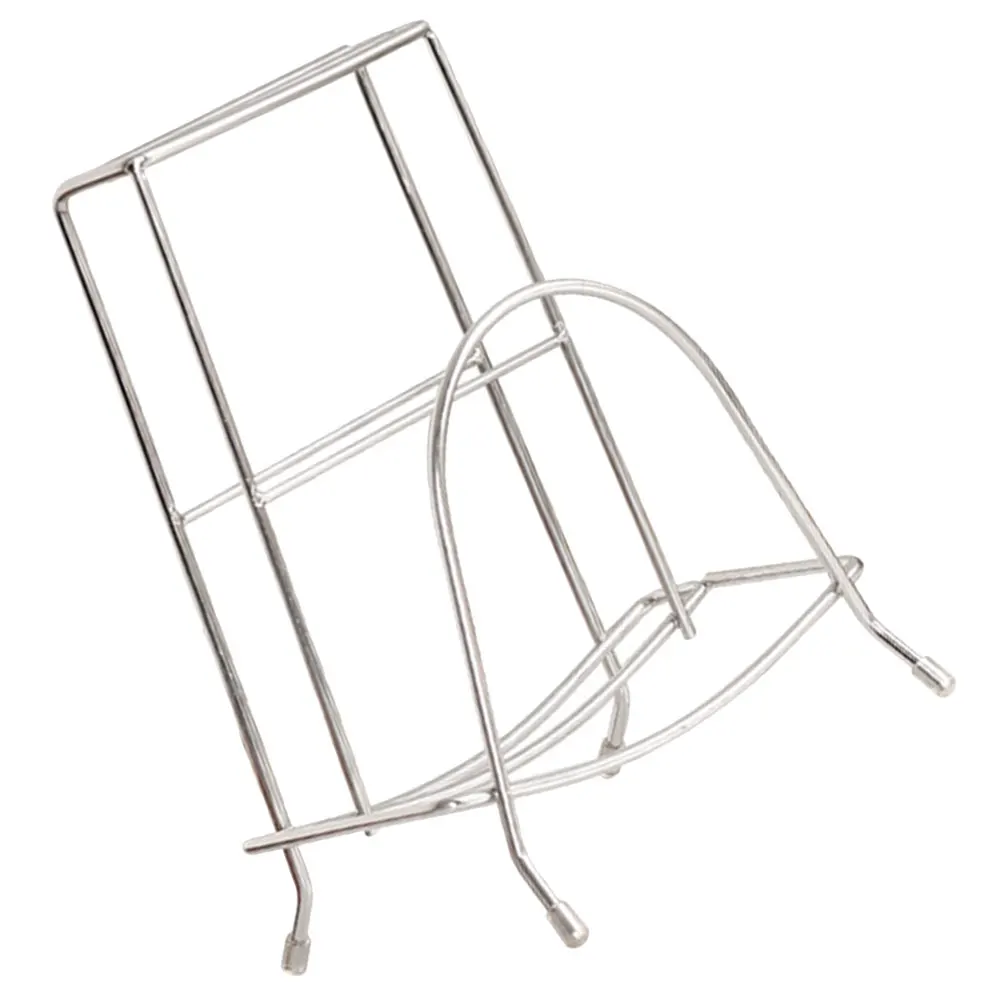 Chopping Board Stand Kitchen Lid Holder Saucepan Cutting Stainless Steel Countertop Storage Rack
Chopping Board Stand Kitchen Lid Holder Saucepan Cutting Stainless Steel Countertop Storage Rack