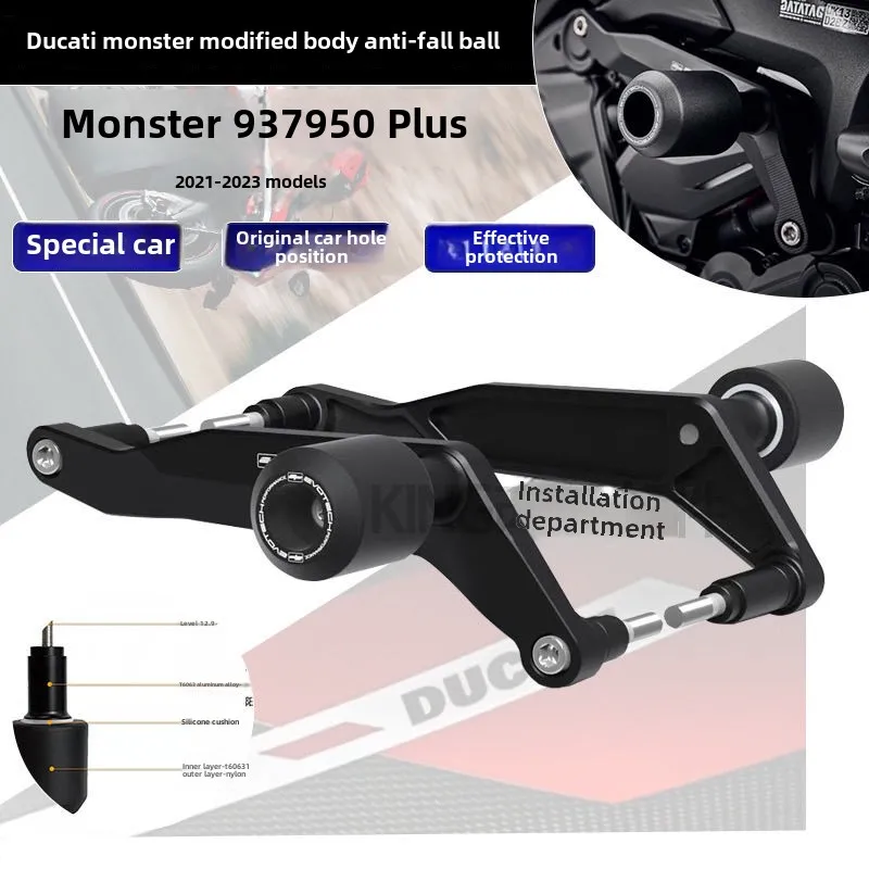 For Ducati Monster 937 950 Plus 21-23 Modified Body Bumper Anti-drop Ball Anti-drop Glue
For Ducati Monster 937 950 Plus 21-23 Modified Body Bumper Anti-drop Ball Anti-drop Glue