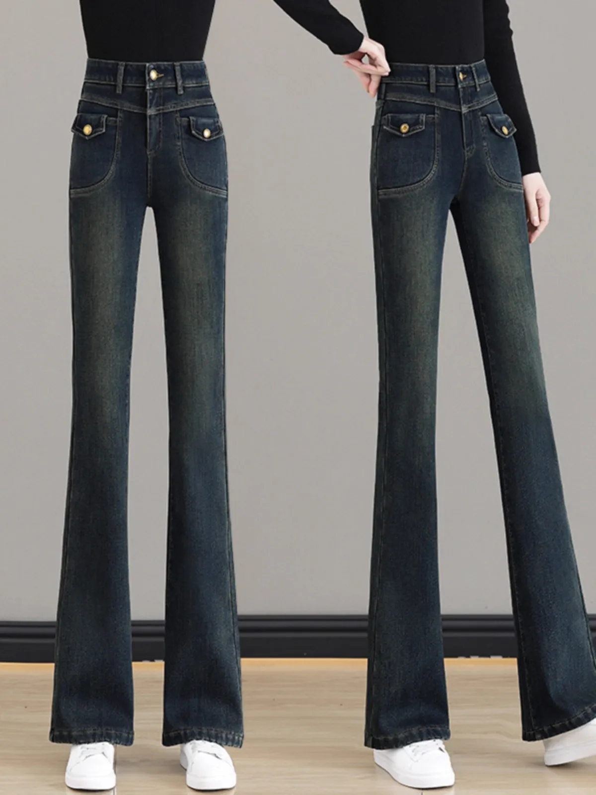 High Waist Bell Bot Jeans Women's Stretchy Slim Fit Retro Sle Denim Pants Autumn Collection Faion Ladies' Clothing
High Waist Bell Bot Jeans Women's Stretchy Slim Fit Retro Sle Denim Pants Autumn Collection Faion Ladies' Clothing