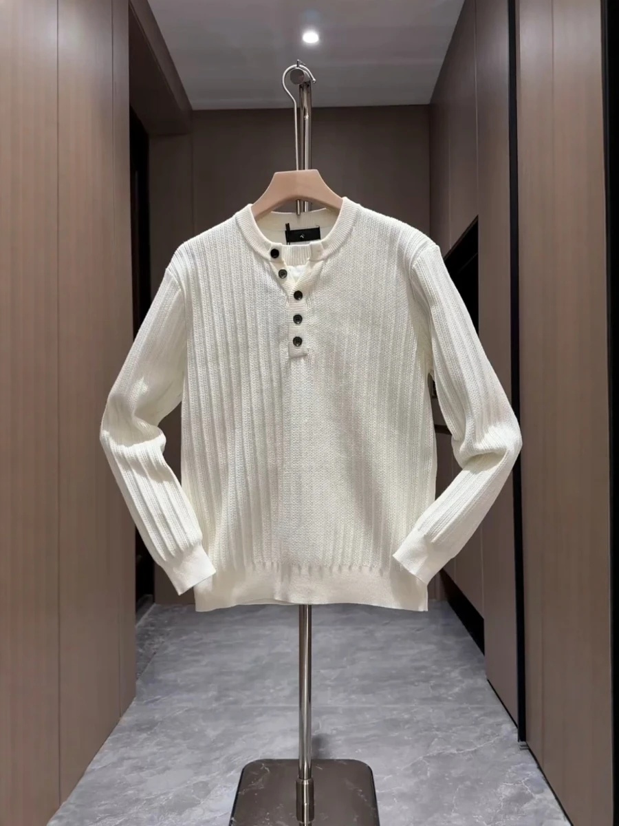 Men's Faionable mat Knitted irt Button Pure Color Luxury Sensation Top Autumn Winter New Arrival ACMEOSTUDO
Men's Faionable mat Knitted irt Button Pure Color Luxury Sensation Top Autumn Winter New Arrival ACMEOSTUDO