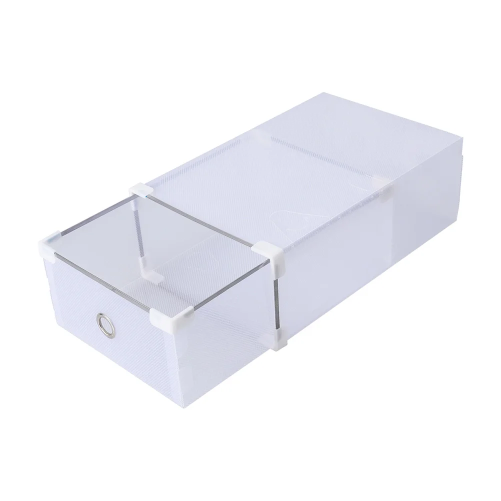 5 Pcs Drawer Type Shoe Box Clear Storage Organizer for Women Shoes Belts Scarves Socks Fashion Accessories Stacking Transparent
5 Pcs Drawer Type Shoe Box Clear Storage Organizer for Women Shoes Belts Scarves Socks Fashion Accessories Stacking Transparent