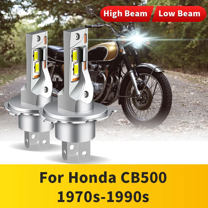 1PC/2PCS H4 HB2 9003 Super Bright Motorcycle LED Headlight Bulbs 20000LM 24W High Power Spotlight For Honda CB500 1970s-1990s
1PC/2PCS H4 HB2 9003 Super Bright Motorcycle LED Headlight Bulbs 20000LM 24W High Power Spotlight For Honda CB500 1970s-1990s