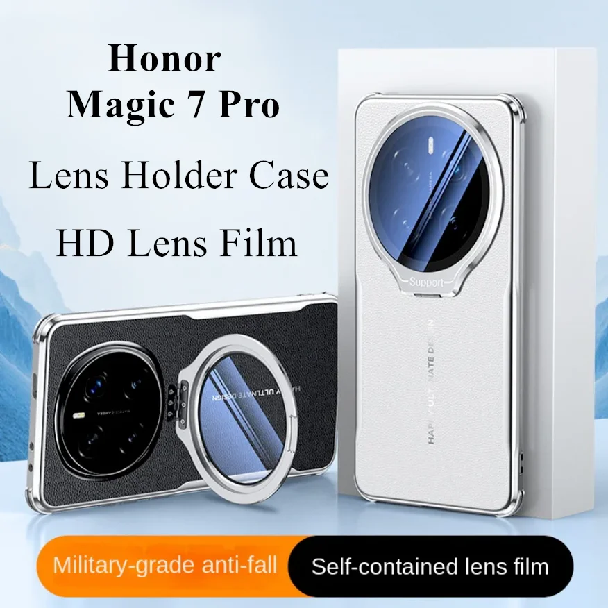 Деловой кожаный HD-держатель для объектива, чехол для телефона Honor Magic 7 Pro, дышащий чехол с четырьмя углами, металлическая подставка с защитой от падения
Деловой кожаный HD-держатель для объектива, чехол для телефона Honor Magic 7 Pro, дышащий чехол с четырьмя углами, металлическая подставка с защитой от падения