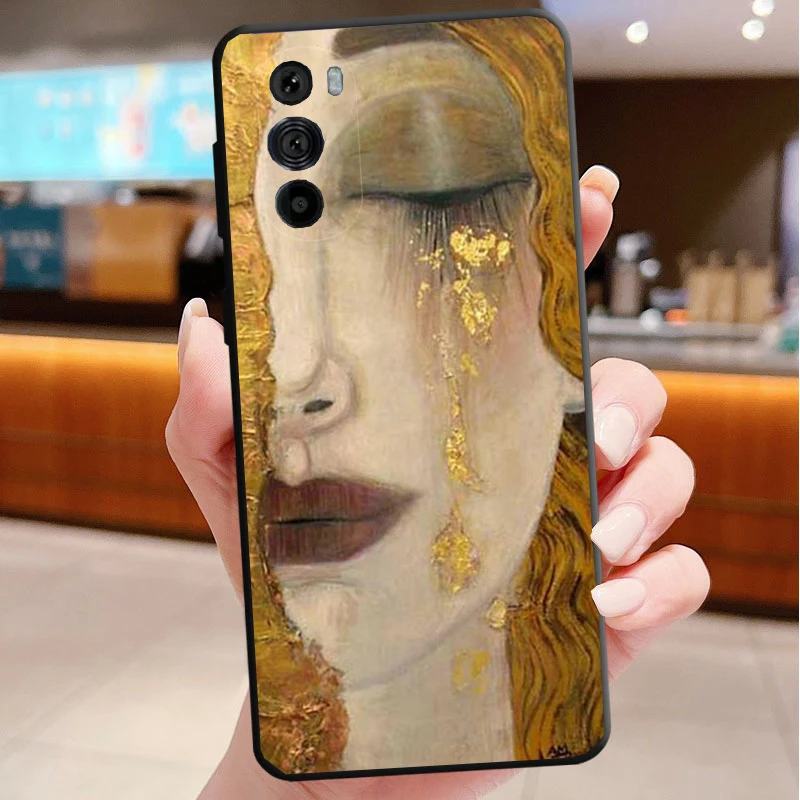 Phone Case For Motorola Edge 50 40 Pro 60 50 40 30 Ultra Neo Fusion G85 G72 G53 G54 G84 G13 G32 Kiss Gustav Klimt Golden Tears
Phone Case For Motorola Edge 50 40 Pro 60 50 40 30 Ultra Neo Fusion G85 G72 G53 G54 G84 G13 G32 Kiss Gustav Klimt Golden Tears