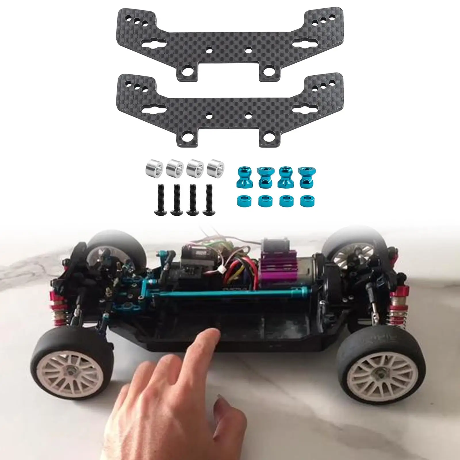 2 шт. 1/10 RC автомобильный амортизатор башня запасные части замена для TT02 TT02R
2 шт. 1/10 RC автомобильный амортизатор башня запасные части замена для TT02 TT02R