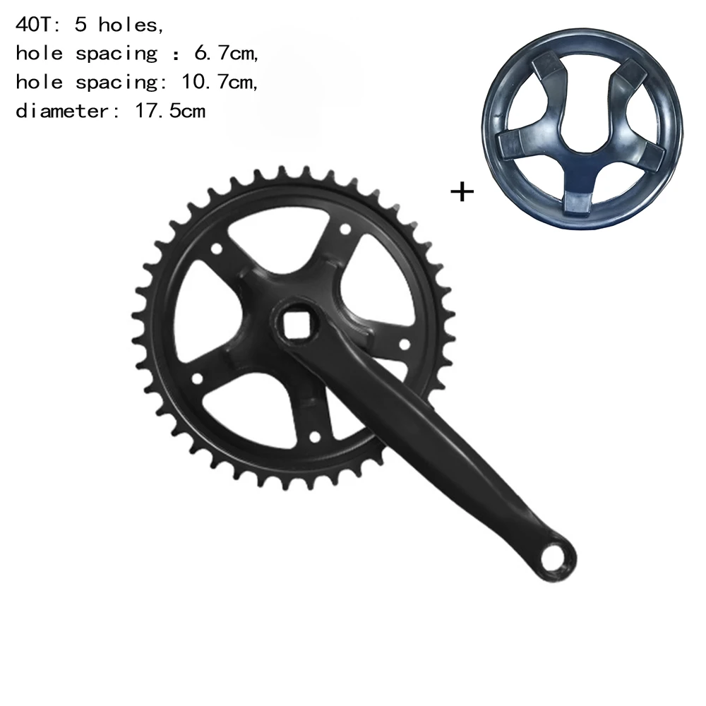 1pcs 40T Road Bike Crank Set Single Speed 170mm Bicycle Crankset Hollow Tooth Plate Bike Crank Set Sprocket
1pcs 40T Road Bike Crank Set Single Speed 170mm Bicycle Crankset Hollow Tooth Plate Bike Crank Set Sprocket