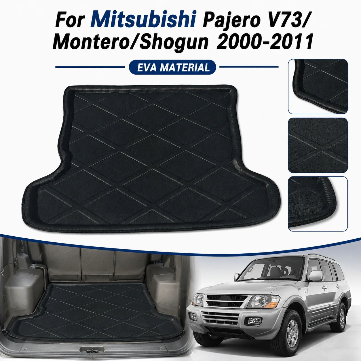 Rear Boot Cargo Box For Mitsubishi Paiero V73/Montero/Shogun 2000-2011 Cargo Mat Car Trunk Mats Accsesories Luggage Pad
Rear Boot Cargo Box For Mitsubishi Paiero V73/Montero/Shogun 2000-2011 Cargo Mat Car Trunk Mats Accsesories Luggage Pad