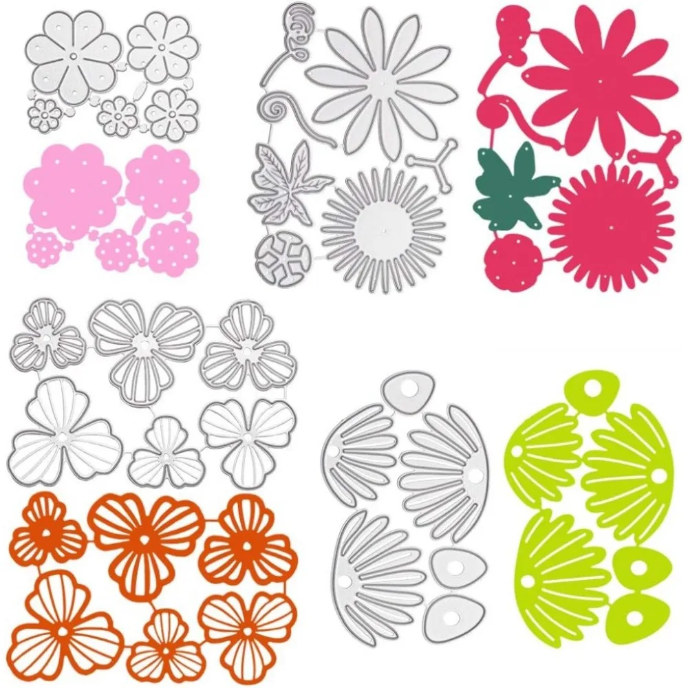 4pcs Flowers Cutting Dies Carbon Steel Stencils 3D Floral Dies Metal Embossing Stencil Template for DIY Scrapbooking Paper Card
4pcs Flowers Cutting Dies Carbon Steel Stencils 3D Floral Dies Metal Embossing Stencil Template for DIY Scrapbooking Paper Card