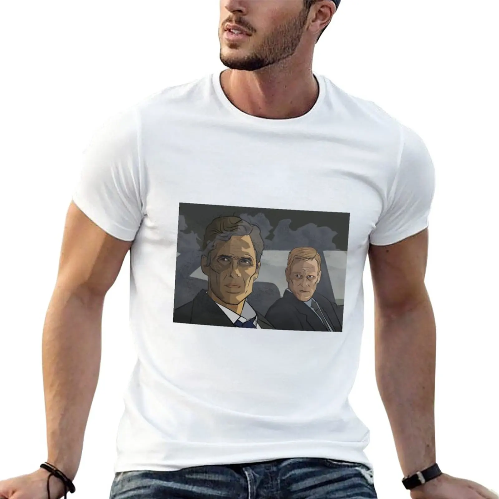 True Detective: Rust and Marty T-Shirt korean fashion T-shirt short slim fit t shirts for men
True Detective: Rust and Marty T-Shirt korean fashion T-shirt short slim fit t shirts for men