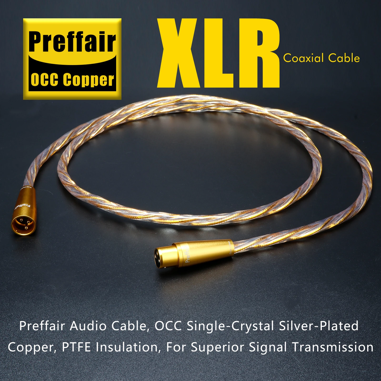 4N Coaxial Digital Rca Cable OCC xlr wire high end 110ohm silver plated Subwoofer Audio Cable
4N Coaxial Digital Rca Cable OCC xlr wire high end 110ohm silver plated Subwoofer Audio Cable