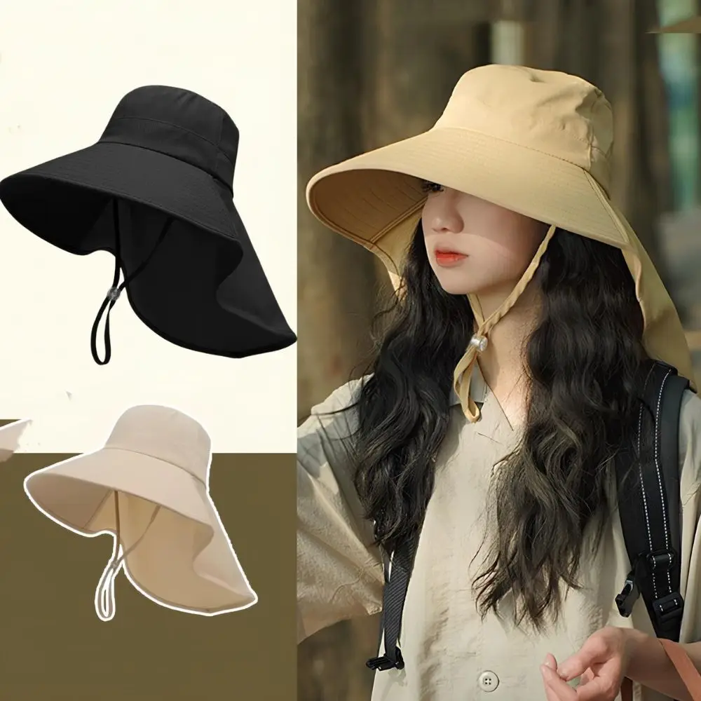 Шляпа-ведро с широкими полями и завязкой с высоким хвостом, повседневная дорожная шаль, солнцезащитная кепка, складная шляпа с защитой от шеи, солнцезащитные козырьки
Шляпа-ведро с широкими полями и завязкой с высоким хвостом, повседневная дорожная шаль, солнцезащитная кепка, складная шляпа с защитой от шеи, солнцезащитные козырьки