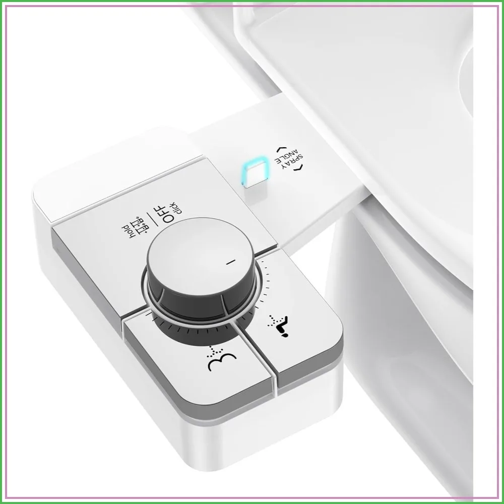 Upgraded Bidet Attachment, Adjustable Dual Nozzle, Self-Cleaning, Non-Electric, for Rear & Feminine Wash, Pressure Control
Upgraded Bidet Attachment, Adjustable Dual Nozzle, Self-Cleaning, Non-Electric, for Rear & Feminine Wash, Pressure Control