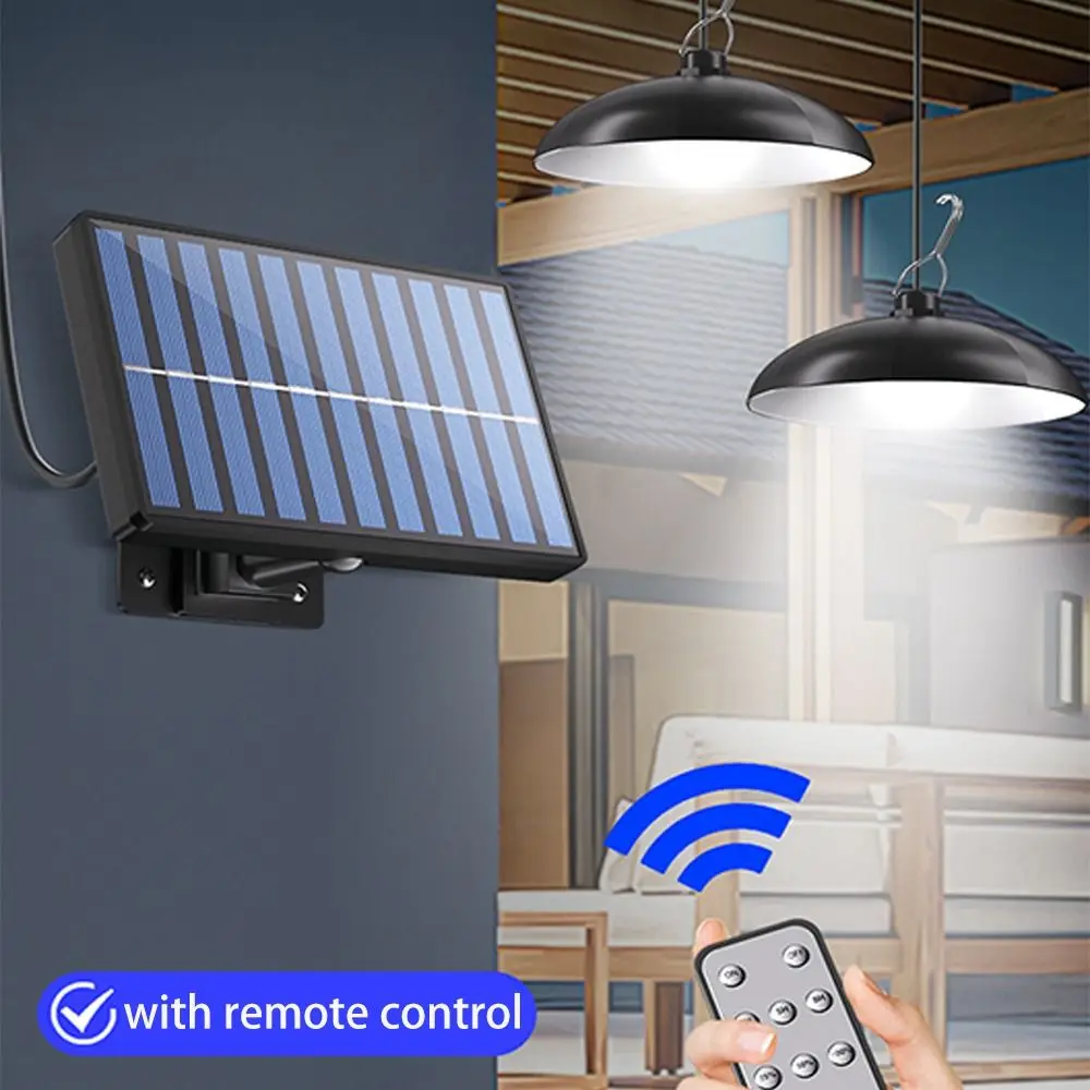 Простая установка Солнечная лампа с одной или двойной головкой Пульт дистанционного управления Светодиодная лампа на солнечной энергии Солнечная люстра на открытом воздухе
Простая установка Солнечная лампа с одной или двойной головкой Пульт дистанционного управления Светодиодная лампа на солнечной энергии Солнечная люстра на открытом воздухе