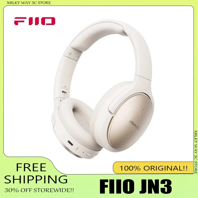Беспроводная игровая Bluetooth-гарнитура FiiO JN3 с активным шумоподавлением (ANC) и поддержкой LDAC, проводные наушники с низкой задержкой для киберспорта
Беспроводная игровая Bluetooth-гарнитура FiiO JN3 с активным шумоподавлением (ANC) и поддержкой LDAC, проводные наушники с низкой задержкой для киберспорта