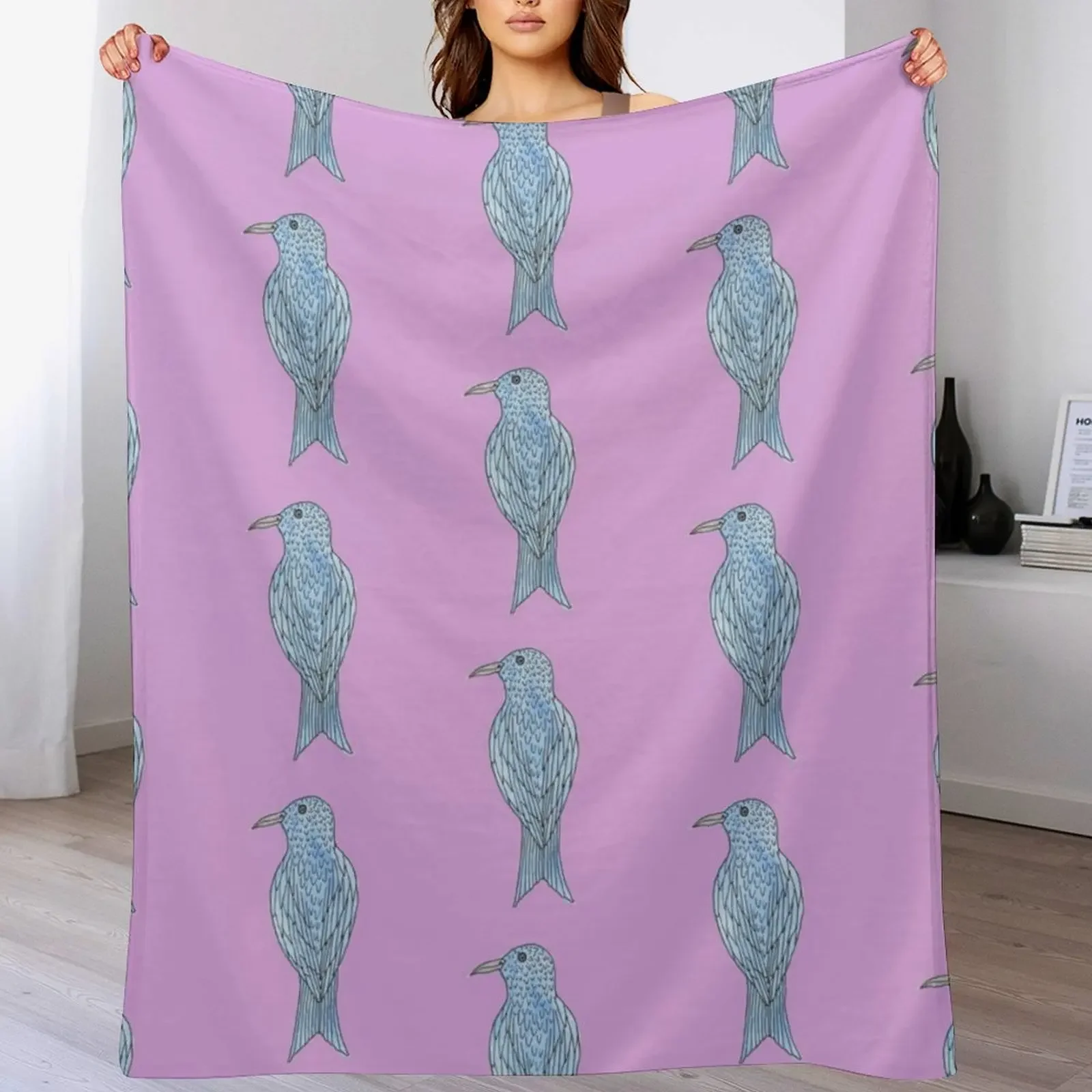 Bluebird On Alert Throw Blanket Stylish Decor Blanket Gift for Friends Roommate
Bluebird On Alert Throw Blanket Stylish Decor Blanket Gift for Friends Roommate