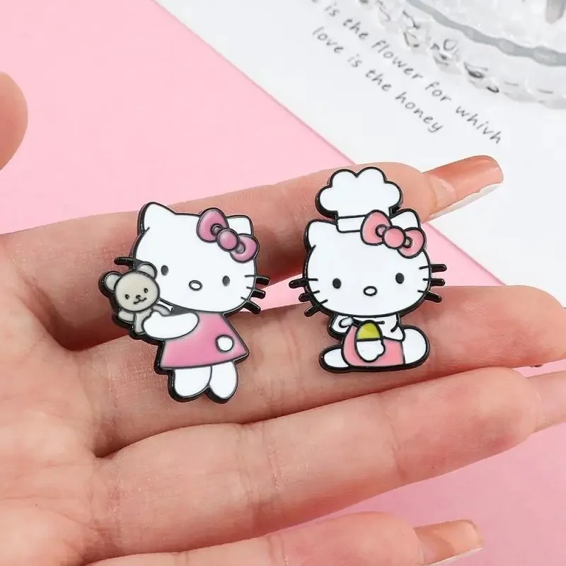 Sanrio Hello Kitty, булавки для рюкзаков, броши, эмалированная булавка, подарок в стиле аниме, Kawaii Hello Kitty Y2K, модные ювелирные аксессуары
Sanrio Hello Kitty, булавки для рюкзаков, броши, эмалированная булавка, подарок в стиле аниме, Kawaii Hello Kitty Y2K, модные ювелирные аксессуары