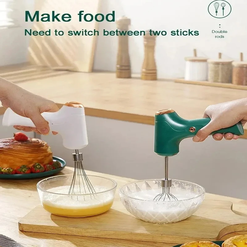 Electric Hand Mixer, Portable Mini Whisk for Baking, Wireless USB Rechargeable Egg Beater, Cake Cream Whip Tool, Powerful Dough
Electric Hand Mixer, Portable Mini Whisk for Baking, Wireless USB Rechargeable Egg Beater, Cake Cream Whip Tool, Powerful Dough