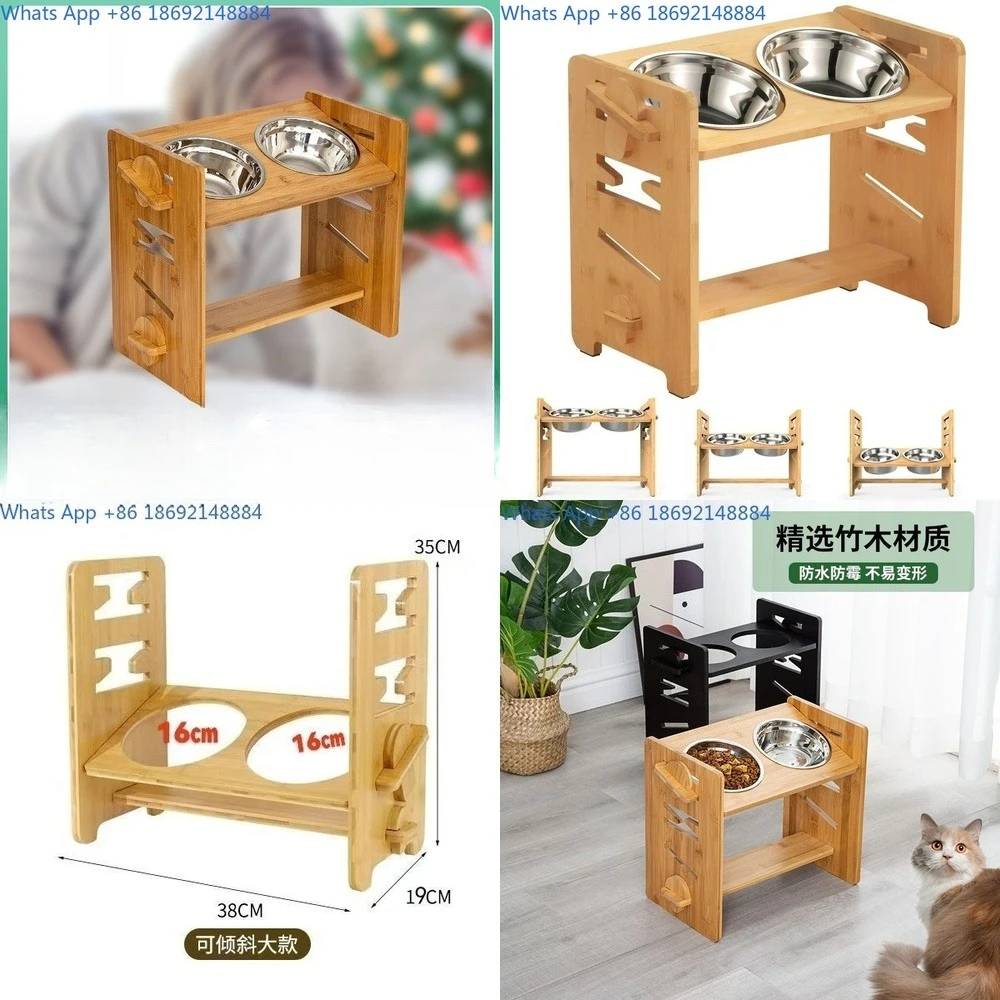 Adjustable Portable Elevated Dog Feeder with Slanted Non Spill Dual Bowls for Neck Protection
Adjustable Portable Elevated Dog Feeder with Slanted Non Spill Dual Bowls for Neck Protection