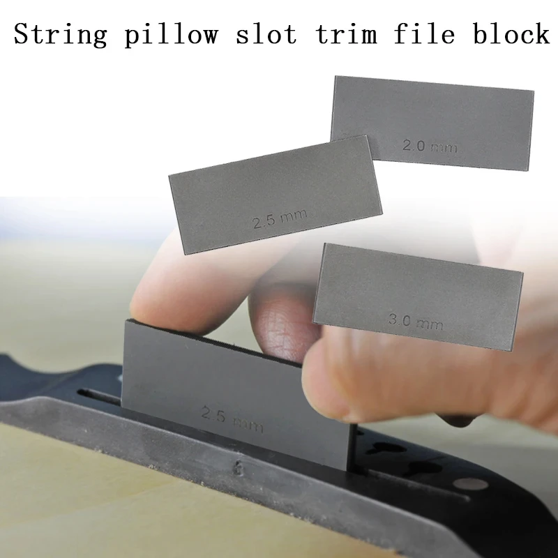 Guitar pillow grinding file block string pillow slotted file Square saw file block making repair tools
Guitar pillow grinding file block string pillow slotted file Square saw file block making repair tools
