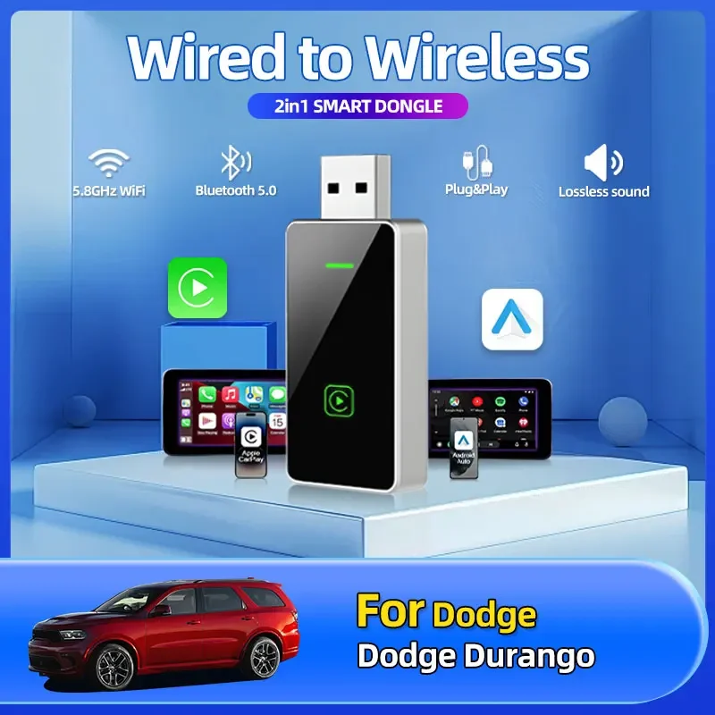 1pcs 2025 New Car Styling 2in1 Wireless Car Play Auto Adapter USB Smart Mini Box Plug And Play Car Accessories For Dodge Durango
1pcs 2025 New Car Styling 2in1 Wireless Car Play Auto Adapter USB Smart Mini Box Plug And Play Car Accessories For Dodge Durango