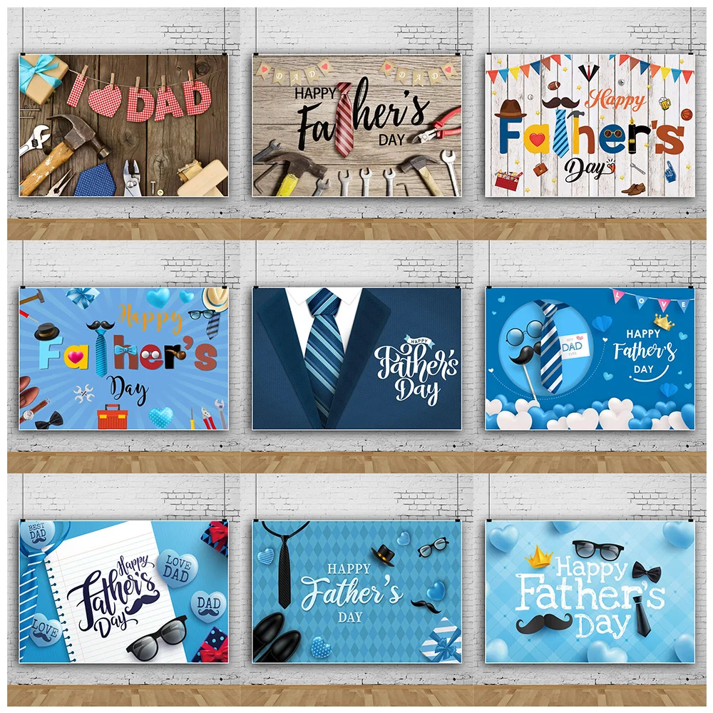 Happy Father's Day Theme Background Cloth Tie Glasses Father's Day Family Gathering Party Decorative Supplies Banner Photo Backg
Happy Father's Day Theme Background Cloth Tie Glasses Father's Day Family Gathering Party Decorative Supplies Banner Photo Backg