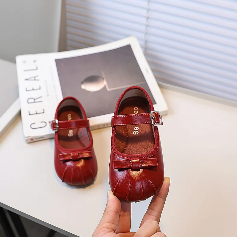 2025 Children Pleated Flat Shoes Retro New Little Girl Causal Ballet Shoes Fashion Party Kids Princess Leather Shoes Soft Bottom
2025 Children Pleated Flat Shoes Retro New Little Girl Causal Ballet Shoes Fashion Party Kids Princess Leather Shoes Soft Bottom