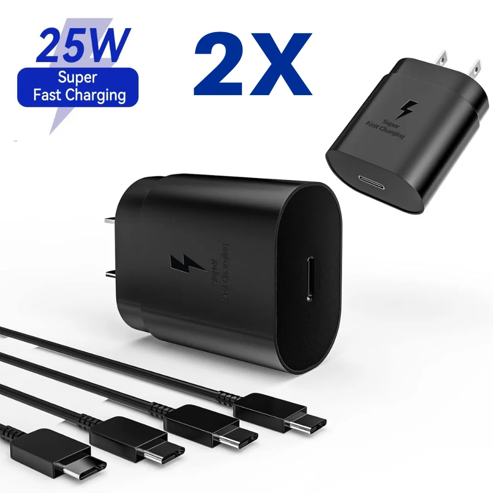 2pcs 25W PD Super Fast Wall Charger Block +USB C to USB-C Cord for Samsung for Galaxy S22 for Xiaomi
2pcs 25W PD Super Fast Wall Charger Block +USB C to USB-C Cord for Samsung for Galaxy S22 for Xiaomi