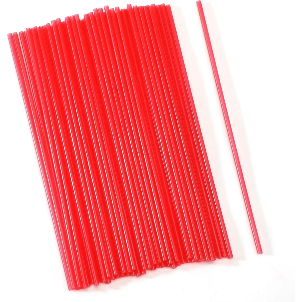 50 Pack 4.7 Inch Long Replacement Spray Can Nozzle Extensions, Red Plastic Straws
50 Pack 4.7 Inch Long Replacement Spray Can Nozzle Extensions, Red Plastic Straws