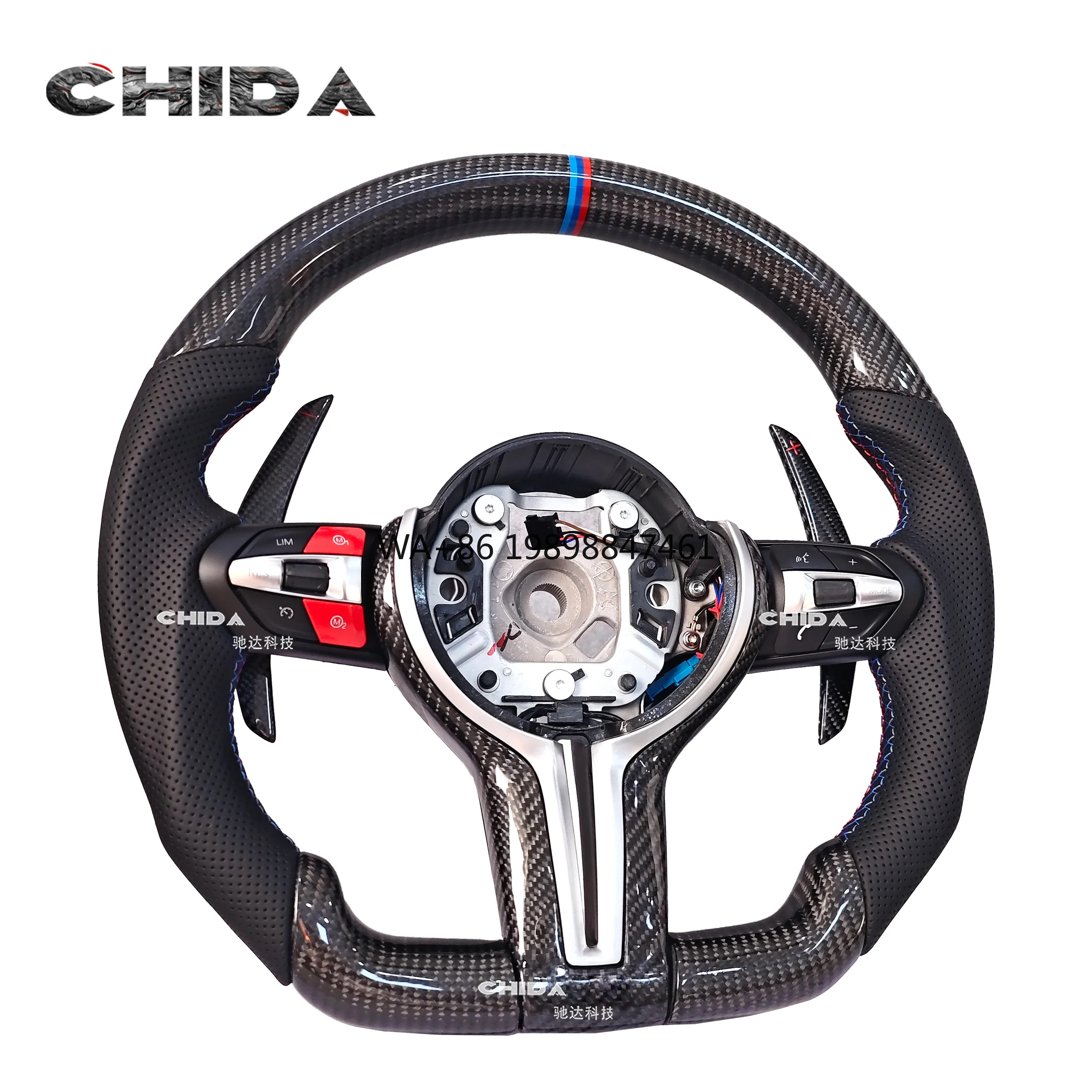 BMWS Carbon Fiber Steering Wheel Custom Fit for F30 F32 F10 F20 F07 F01 E90 M3 M4 M5 M7 F11 F12 F21 F31 F34 F80 F46 F40 F18 F82
BMWS Carbon Fiber Steering Wheel Custom Fit for F30 F32 F10 F20 F07 F01 E90 M3 M4 M5 M7 F11 F12 F21 F31 F34 F80 F46 F40 F18 F82