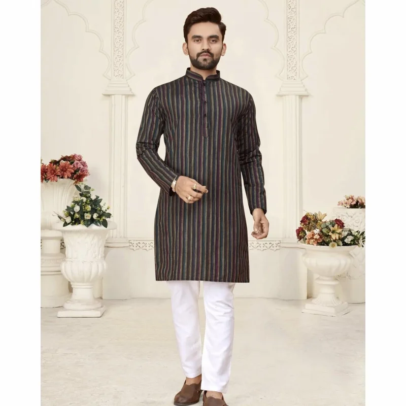 2025 Summer Men'S Digital Printed Kurta Vardha Regular Fit Mandarin Collar Long Kurtas Style For Men
2025 Summer Men'S Digital Printed Kurta Vardha Regular Fit Mandarin Collar Long Kurtas Style For Men