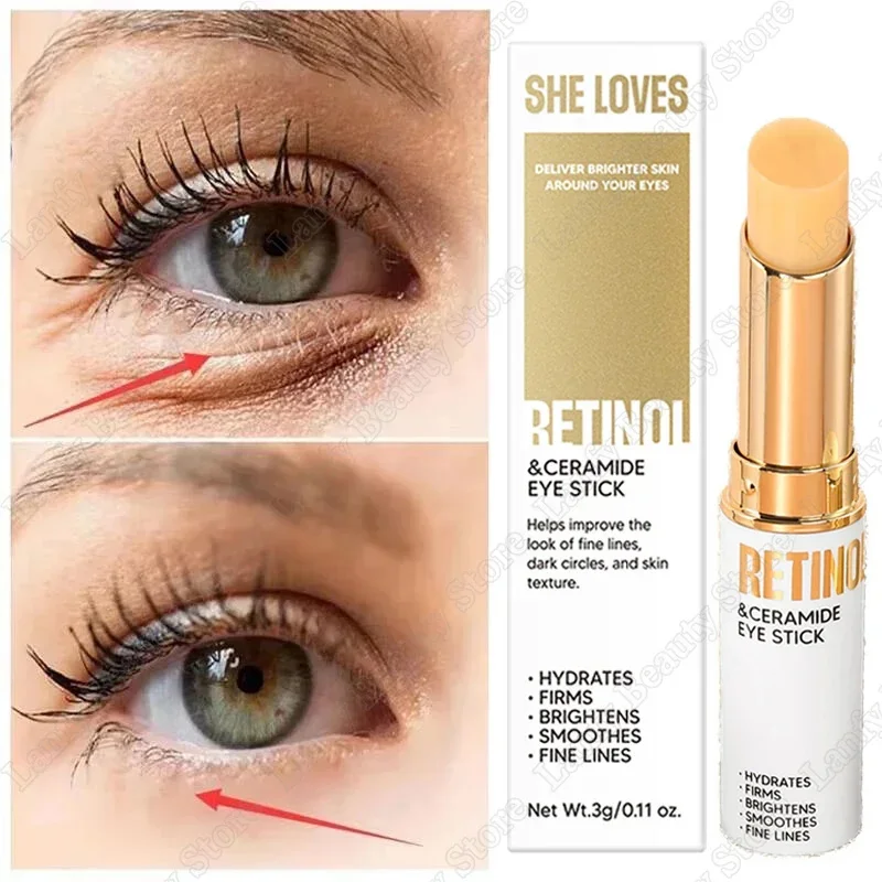 Retinol Eye Cream Anti-wrinkle Eye Balm Stick Anti-Puffiness Remove Dark Circles Eye Bags Fade Fine Lines Moisturizing Products
Retinol Eye Cream Anti-wrinkle Eye Balm Stick Anti-Puffiness Remove Dark Circles Eye Bags Fade Fine Lines Moisturizing Products