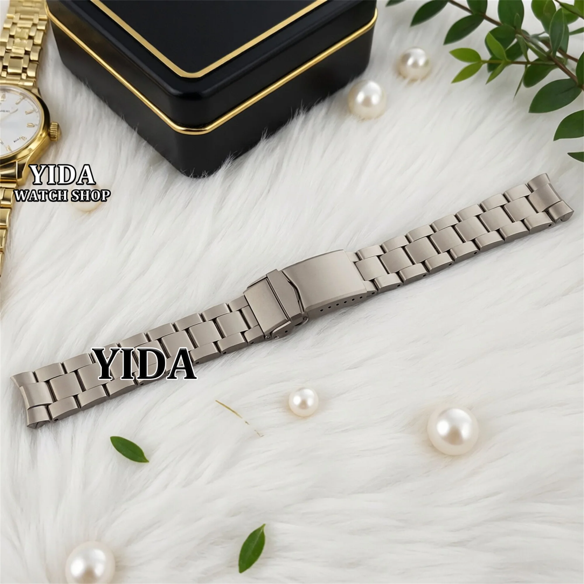 Full Titanium Bracelet Watch Strap 20mm Titanium Modified Watch Band for Submariner Daytona GMT Yacht-master Watch Replacements
Full Titanium Bracelet Watch Strap 20mm Titanium Modified Watch Band for Submariner Daytona GMT Yacht-master Watch Replacements