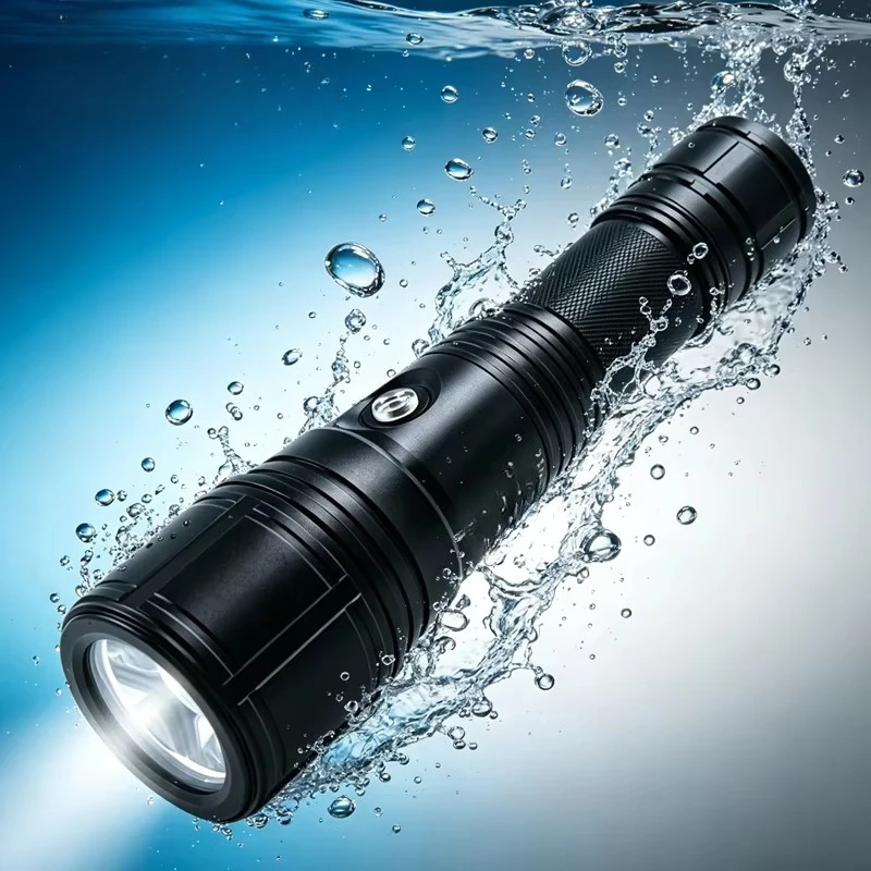 Professional Diving Flashlight 3000LM IP68 Waterproof 100M Underwater USB-C Rechargeable Dive Light
Professional Diving Flashlight 3000LM IP68 Waterproof 100M Underwater USB-C Rechargeable Dive Light