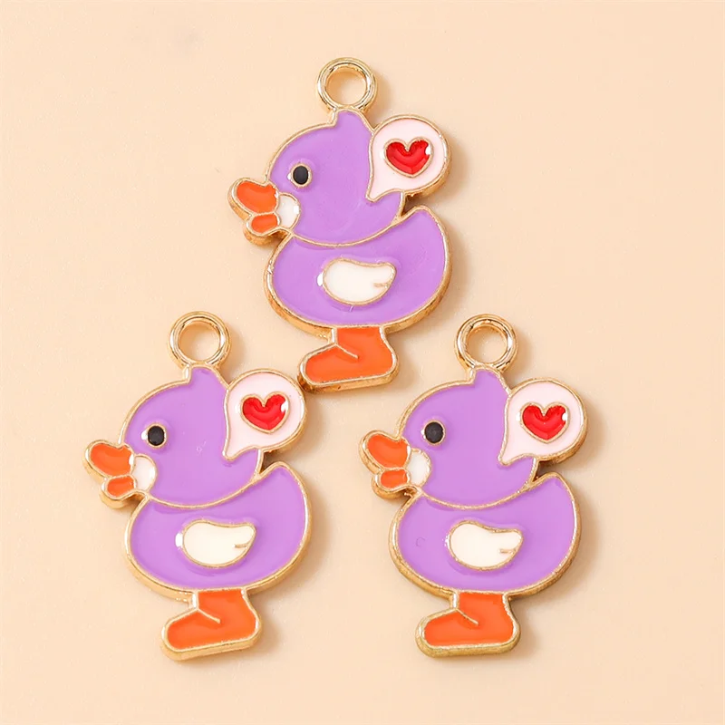 Leslie 10pcs 16*24mm Enamel Cute Kawaii Duck Charms Cartoon Duck Pendant for Jewelry Making Necklace Keychain Diy Handmade Craft
Leslie 10pcs 16*24mm Enamel Cute Kawaii Duck Charms Cartoon Duck Pendant for Jewelry Making Necklace Keychain Diy Handmade Craft