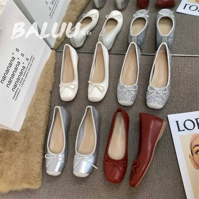 Shallow Style Small Fragrance Style Height Increasing Explosive Shoe Women's 2025 Autumn New Item Bow Grandmother Ballet Shoes
Shallow Style Small Fragrance Style Height Increasing Explosive Shoe Women's 2025 Autumn New Item Bow Grandmother Ballet Shoes