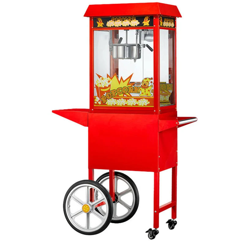 Commercial Popcorn Making Machine With Cart Wheels & 8 Ounce Kettle for Hotel Home Movie Theater for Sale Snacks Popcorn Maker
Commercial Popcorn Making Machine With Cart Wheels & 8 Ounce Kettle for Hotel Home Movie Theater for Sale Snacks Popcorn Maker