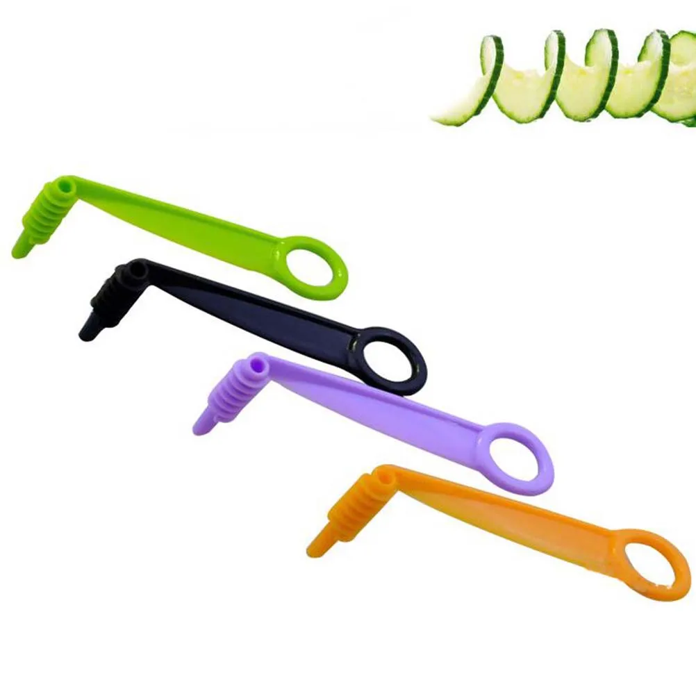1 Pc 360 Degree Rotary Handle Cucumber Carrot Spiral Cutter Slicer Shaving Knife Kitchen Helper Efficient Design Random Color
1 Pc 360 Degree Rotary Handle Cucumber Carrot Spiral Cutter Slicer Shaving Knife Kitchen Helper Efficient Design Random Color