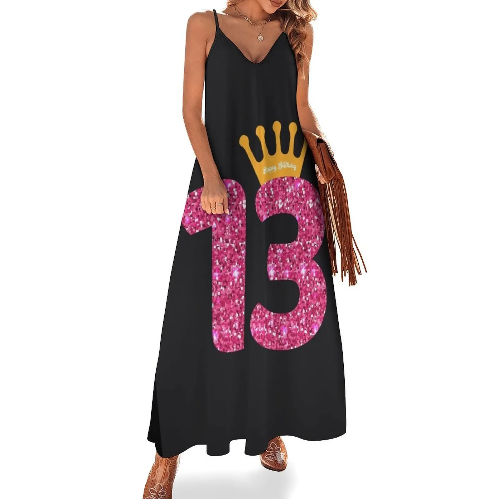13th Queens Crow Happy Birthday for Girls Sleeveless Long Dress bandage dress dress party evening elegant luxury celebrity
13th Queens Crow Happy Birthday for Girls Sleeveless Long Dress bandage dress dress party evening elegant luxury celebrity
